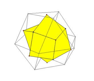O cuboctaedro e seu dual topolgico.